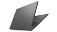 Thumbnail: Left side view of Lenovo V15 Gen 3 (15” AMD) laptop, opened slightly in a V-shape, showing front cover and part of keyboard