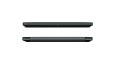 Deux stations de travail mobiles flottantes Lenovo ThinkPad P1 Gen 4 ont fermé des couvercles montrant les côtés avant et arrière.