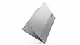 Thumbnail: Lenovo ThinkBook 14 Gen 5 laptop floating on its spine like a book, showing dual tone cover.