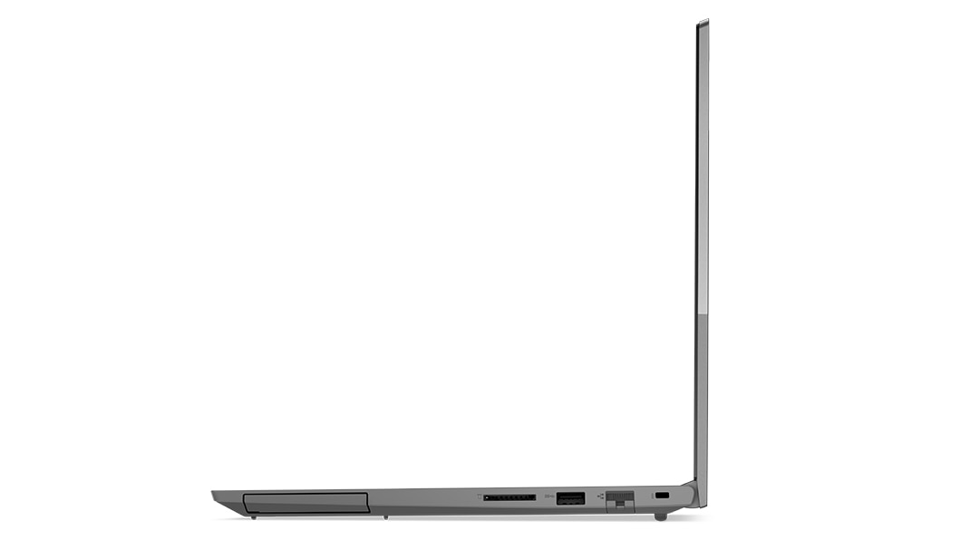 Vista derecha de una laptop Lenovo ThinkBook 15 4ta Gen (15”, Intel) abierta