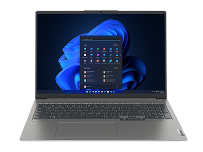 Front-facing Lenovo ThinkBook 16 Gen 4 (16″ AMD) laptop.