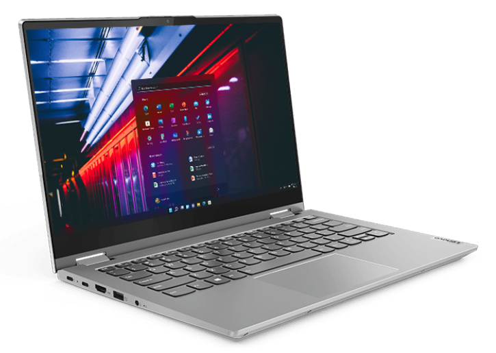 Lenovo ThinkBook 14s Yoga Processore Intel® Core™ i5-1135G7 di undicesima generazione (4 Core, 2.40 GHz, fino a 4.20 GHz con Turbo Boost, 8 MB di cache)/Windows 11 Pro 64/SSD 512 GB M.2 2242