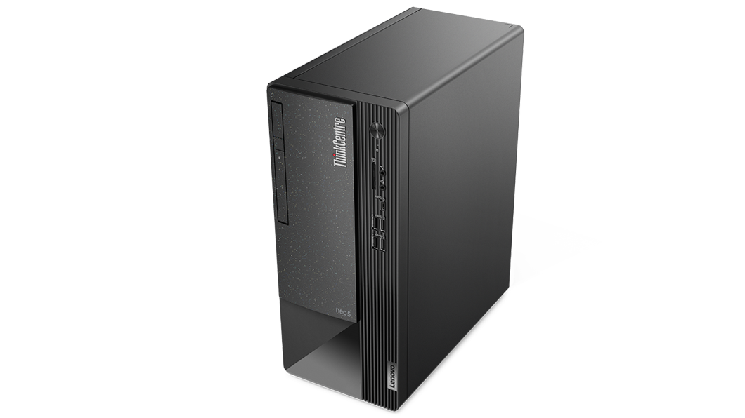 Image of Lenovo ThinkCentre Neo 50t Tower Desktop - 12th Generation Intel® Core™ i5-12400 Processor - Integrated Graphics - Windows 11 Home 64