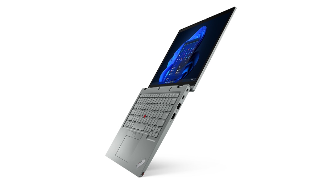 Portátil ThinkPad L13 Yoga de 3.ª generación abierto en un ángulo de 180 grados
