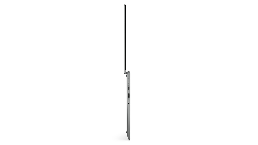 ThinkPad L13 Yoga Gen 3 ‑kannettava, avattuna 180 astetta, sivuprofiili