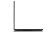 Left-side profile of Lenovo ThinkPad P15v Gen 3 mobile workstation, showing edge of display & keyboard, plus ports