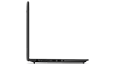 Thumbnail: Left-side view of ThinkPad T14 Gen 3 (14 AMD), opened at 90 degrees. showing thin edge of display and keyboard