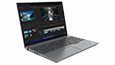 Thumbnail: Right-side view of ThinkPad T16 Gen 1 (16” Intel) laptop, opened 90 degrees, showing display and keyboard