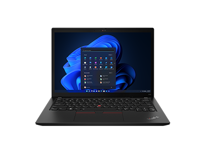 Front facing view of ThinkPad X13 Gen 3 (13
