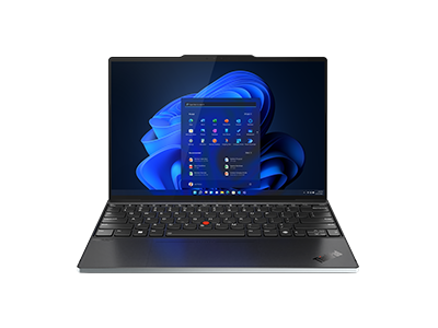 Front-facing Lenovo ThinkPad Z13 laptop.