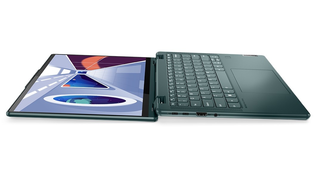Yoga 6 Gen 8 laptop in 180-degree mode