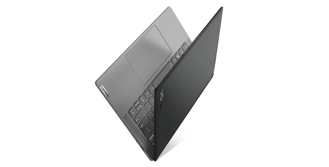 Yoga Slim 7 Pro X Gen 7 laptop, slightly open, facing up