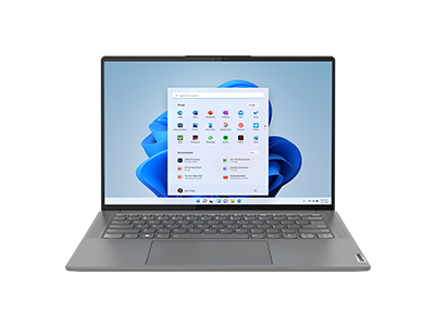 Yoga Slim 7 Pro X Gen 7 laptop front-facing view