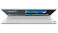 Thumbnail: Front facing view of Lenovo Yoga Slim 7i Pro X Gen 7 (14″ Intel) laptop, opened slightly, showing display and keyboard