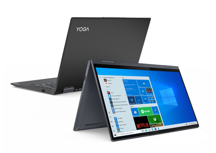 Lenovo Notebook Yoga 7i (14”) 2 em 1 Processador Intel® Core™ i7-1165G7 (12 M de cache, até 4,70 GHz)/Windows 10 Home/256GB SSD M.2 PCIe NVMe