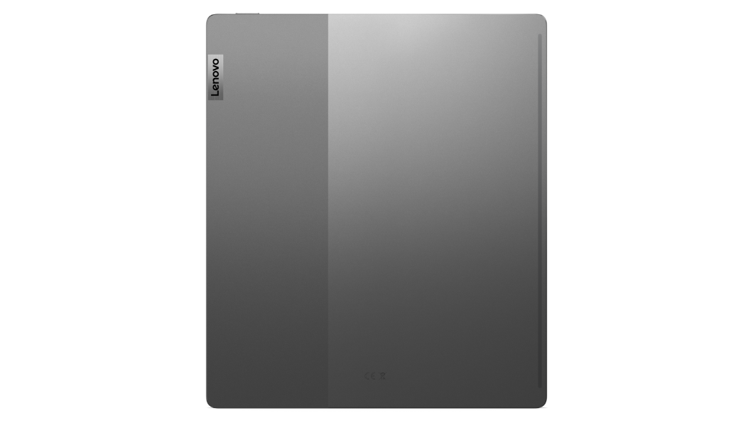 Rear view of Lenovo Smart Paper, showing rear cover & Lenovo logo