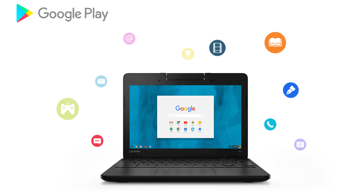 Apps aplenty with access to the Google Play Store.