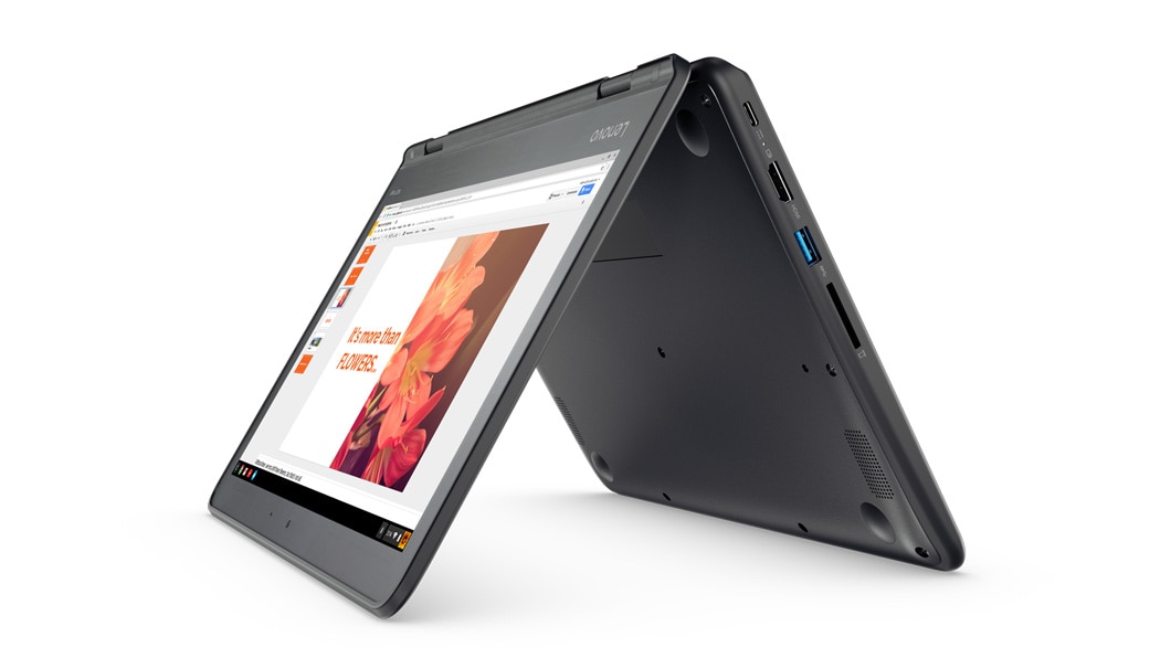 Lenovo N23 Yoga Chromebook in tent mode