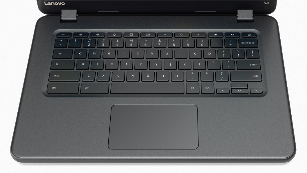 Lenovo N42 Chromebook, keyboard view