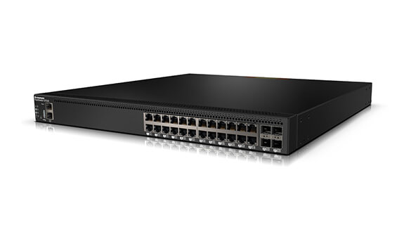 Lenovo RackSwitch G7028 Front Left Side View