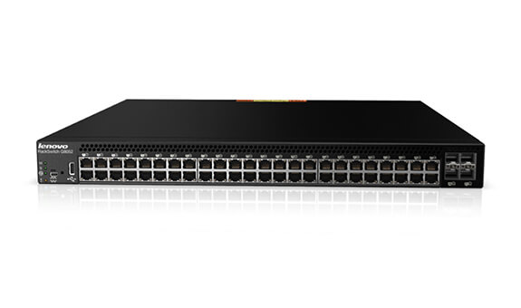 Lenovo RackSwitch G8052 Front View