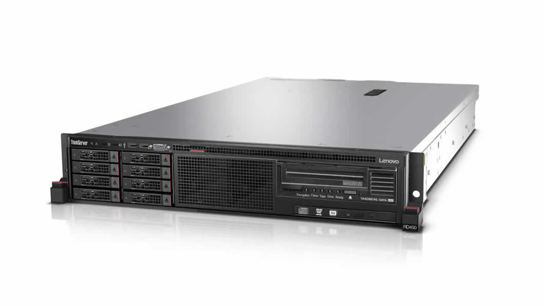 Lenovo ThinkServer RD450 Front View