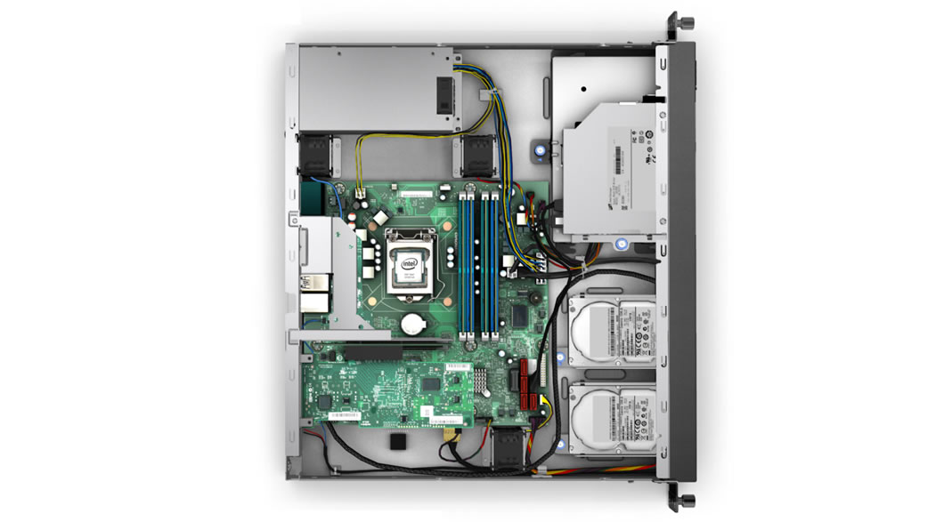 Lenovo ThinkServer RS140 Top Internal View