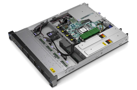 Lenovo System x3250 M6 Internal View with Processor