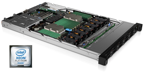 Lenovo ThinkSystem SR630 Internal Chassis View with Processor