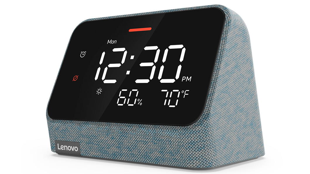 Lenovo Smart Clock Essential med Alexa indbygget