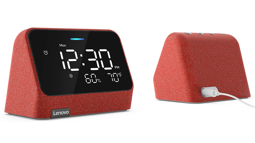 Lenovo Smart Clock Essential med Alexa indbygget