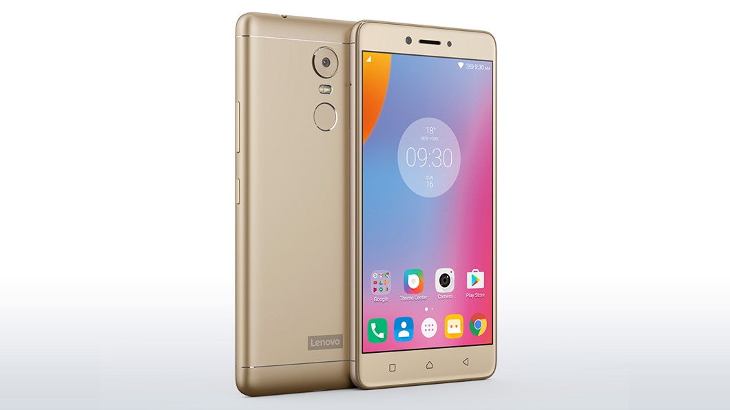 Lenovo Smartphone Vibe K6 Note Front and Back