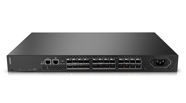 Lenovo B300 Fibre Channel Switch Front View