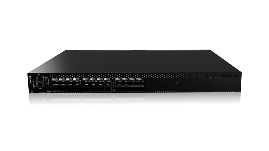 Lenovo B6505 Fibre Channel Switch Front View