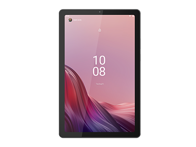 Lenovo Tab M9 tablet front-facing view with display on