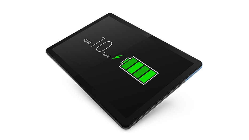 O IdeaPad Duet Chromebook a carregar até 10 horas de duração da bateria