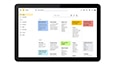 The IdeaPad Duet Chromebook tablet showing Google Keep