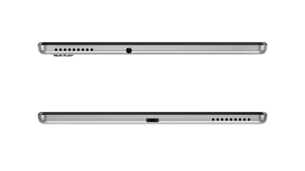 Vistas superior e inferior de la fina tablet Smart Tab M10 FHD Plus de 2.ª generación