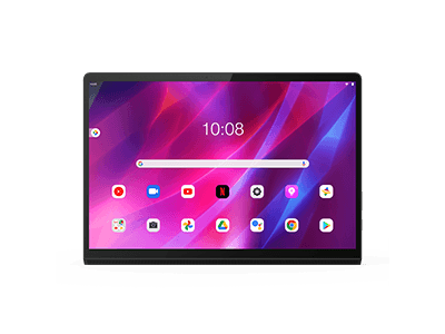 Yoga Tab 13 front view with screen on