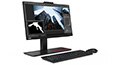 Lenovo ThinkCentre M70a side view next to keyboard and mouse