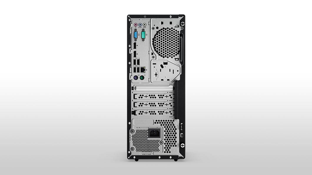Lenovo ThinkCentre M710 Tower, back view