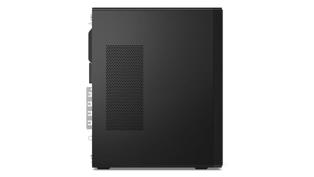 Left side view of Lenovo ThinkCentre M80t Gen 3