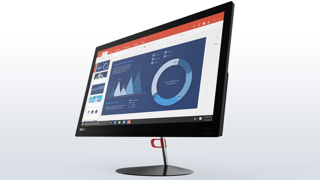 Lenovo ThinkCentre X1 front right side view