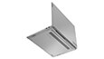 Bottom view of Lenovo ThinkBook 14s in mineral gray color thumbnail