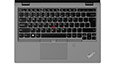 Lenovo ThinkPad L390 - Thumbnail shot showing the keyboard of the silver laptop