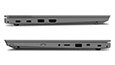  Lenovo ThinkPad L390 - Two thumbnail shots of the silver laptop, showing the ports on each side
