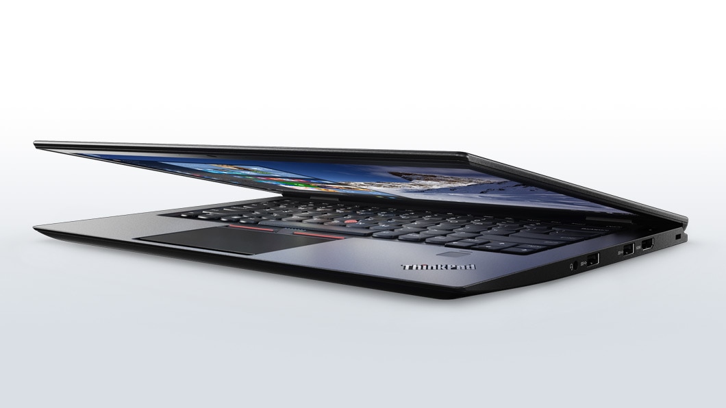 Lenovo ThinkPad X1 Carbon (4th Gen) Front Right View Partially Open