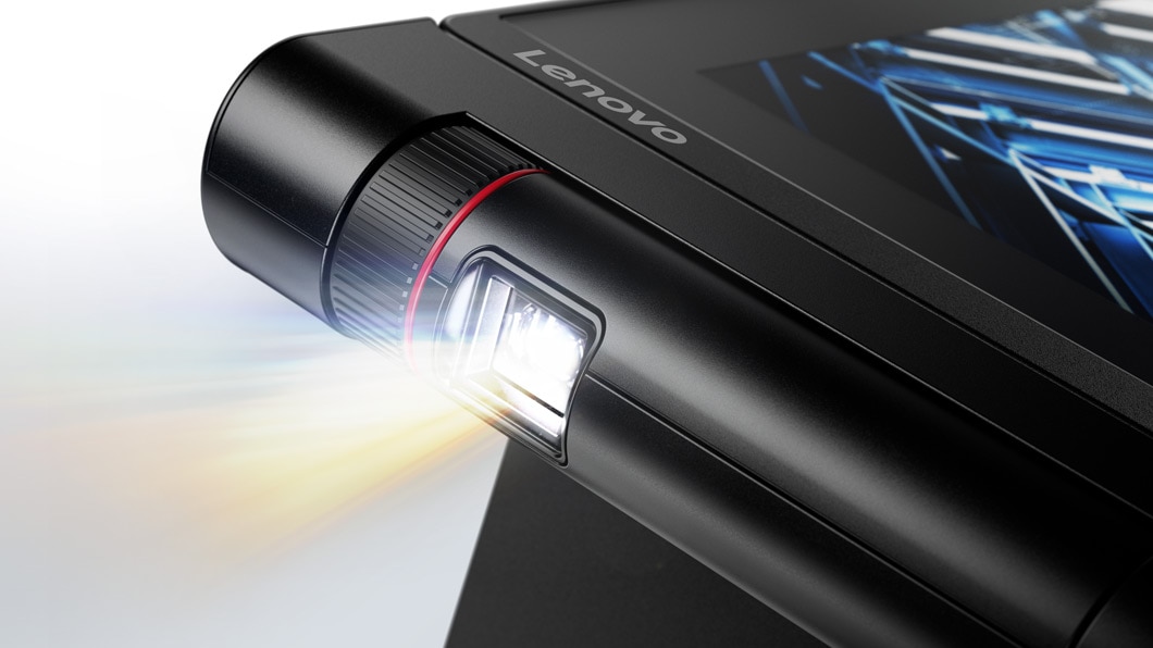 Lenovo ThinkPad X1 Tablet (1st Gen) close up of projector