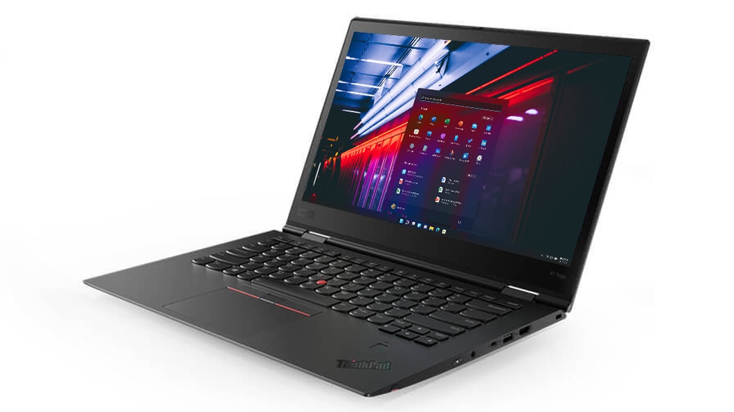 Lenovo ThinkPad X1 Yoga (3rd Gen) in laptop mode.