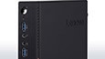 Lenovo ThinkCentre M600 Tiny, front right side view showing ports thumbnail